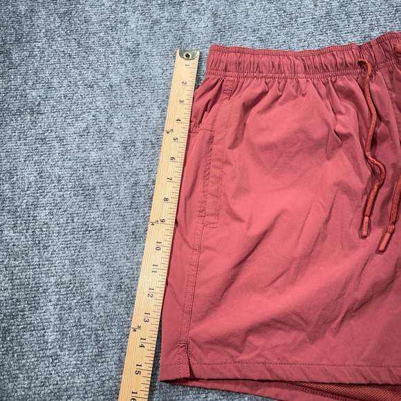 VRST Shorts Mens L Red Active Mesh Lined Drawstring Elastic Waist Performance - Picture 12 of 12